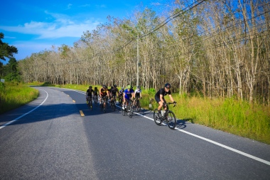 Sweet roads and good company, Photo courtesy of Thanyapura Health & Sports Resort.